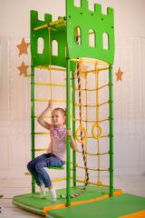 Купить Детский Спортивный Комплекс Олимпик Башня с сеткой по выгодной цене в Нижнем Новгороде