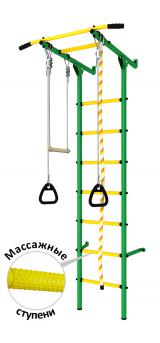 Купить Детский Спортивный Комплекс DSK Пристенный с массажными ступенями по выгодной цене в Нижнем Новгороде зеленый